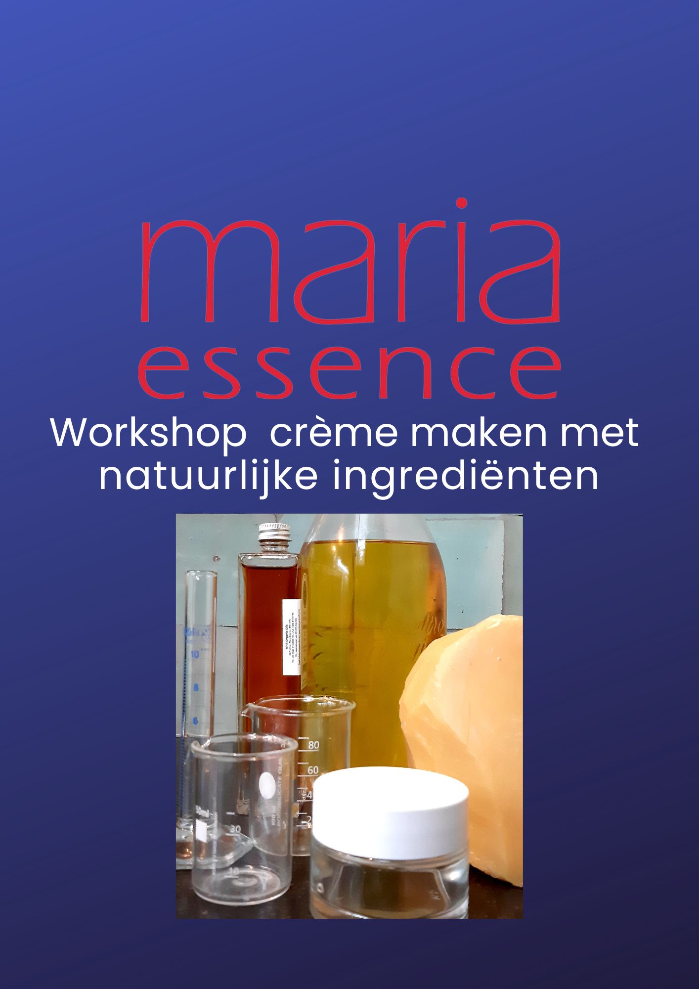 Workshop crème maken